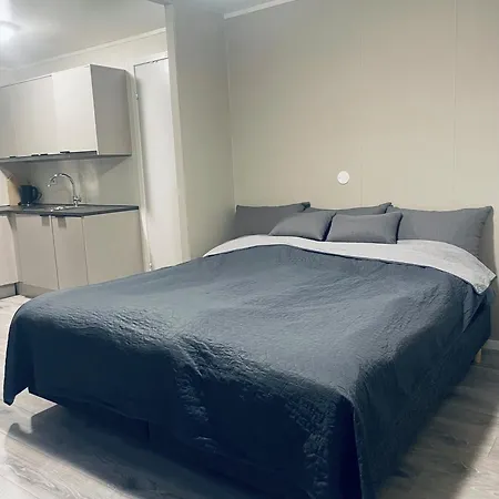 아파트 Moderne Studioleilighet Sor Tromsoya 트롬쇠